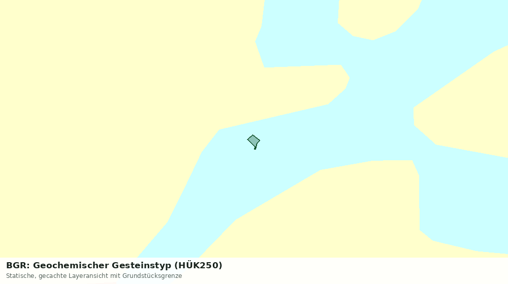 Statische Kartenansicht: BGR: Geochemischer Gesteinstyp (HÜK250)