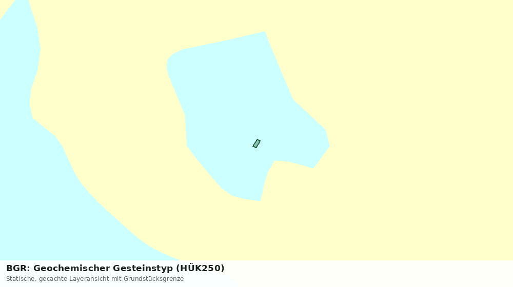 Statische Kartenansicht: BGR: Geochemischer Gesteinstyp (HÜK250)