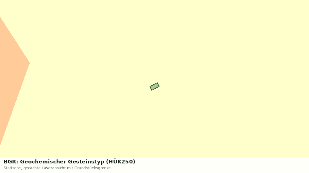 Statische Kartenansicht: BGR: Geochemischer Gesteinstyp (HÜK250)