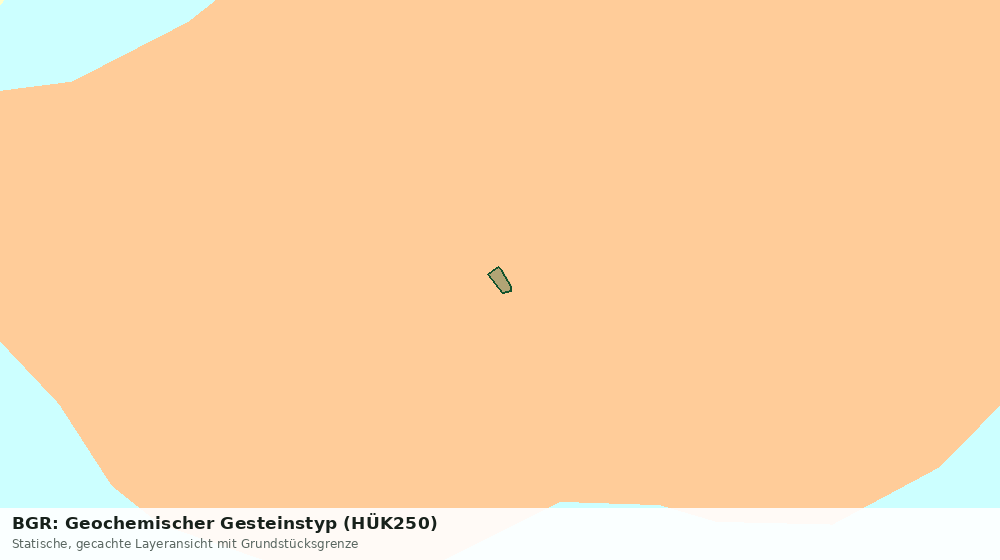 Statische Kartenansicht: BGR: Geochemischer Gesteinstyp (HÜK250)
