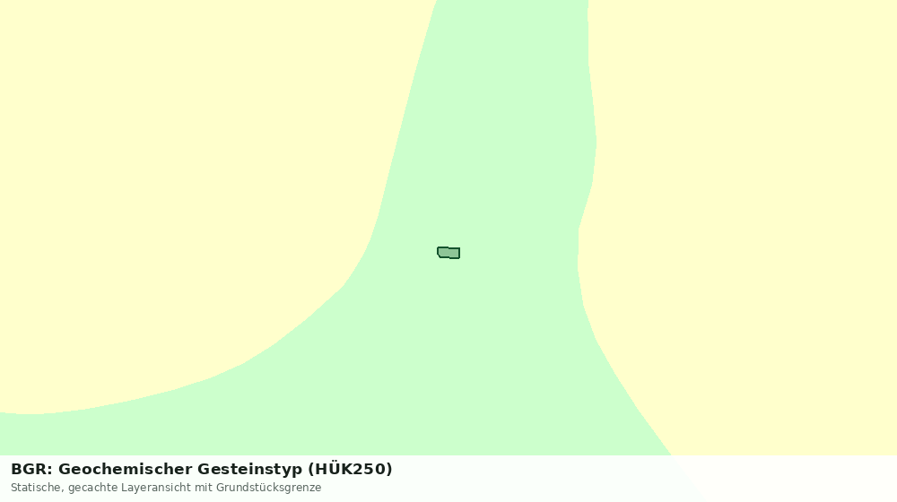 Statische Kartenansicht: BGR: Geochemischer Gesteinstyp (HÜK250)