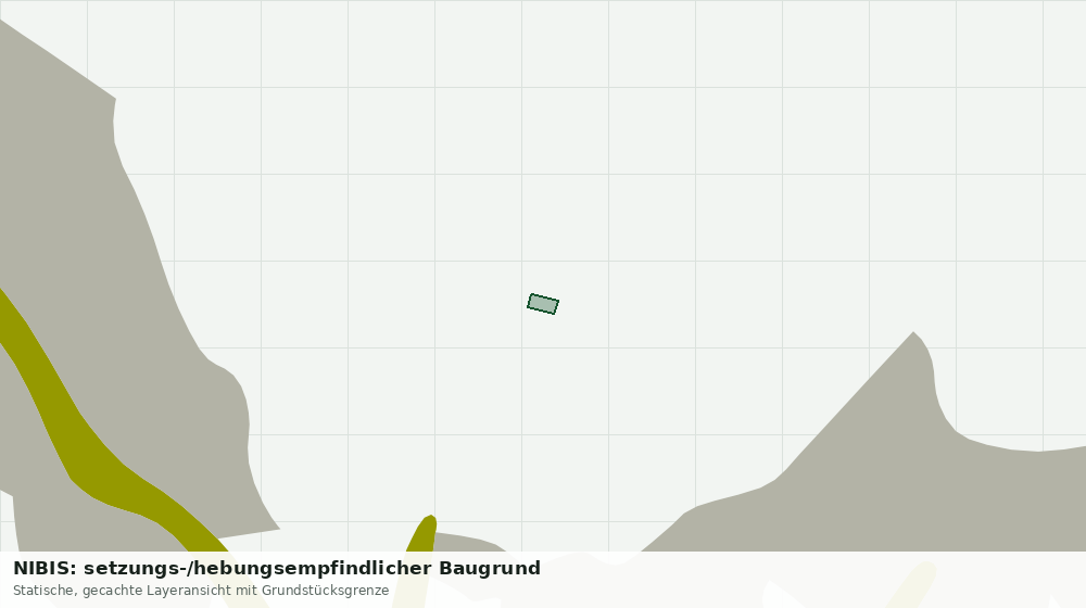 Statische Kartenansicht: NIBIS: setzungs-/hebungsempfindlicher Baugrund