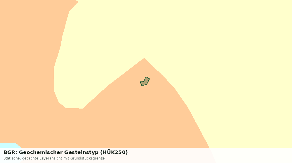 Statische Kartenansicht: BGR: Geochemischer Gesteinstyp (HÜK250)