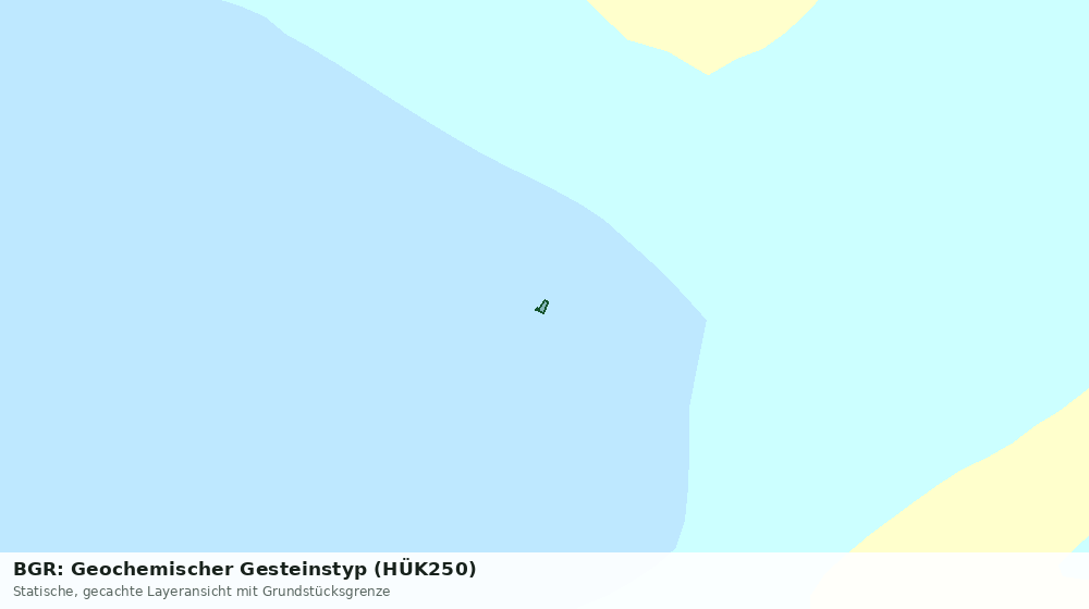 Statische Kartenansicht: BGR: Geochemischer Gesteinstyp (HÜK250)