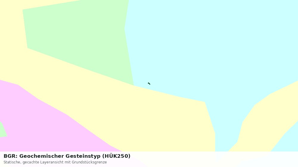 Statische Kartenansicht: BGR: Geochemischer Gesteinstyp (HÜK250)