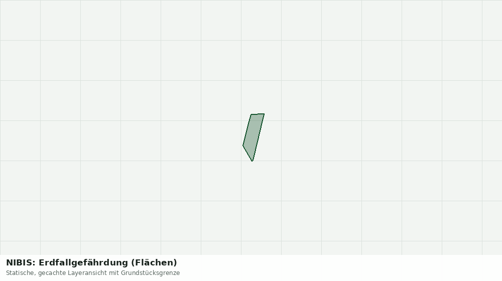 Statische Kartenansicht: NIBIS: Erdfallgefährdung (Flächen)