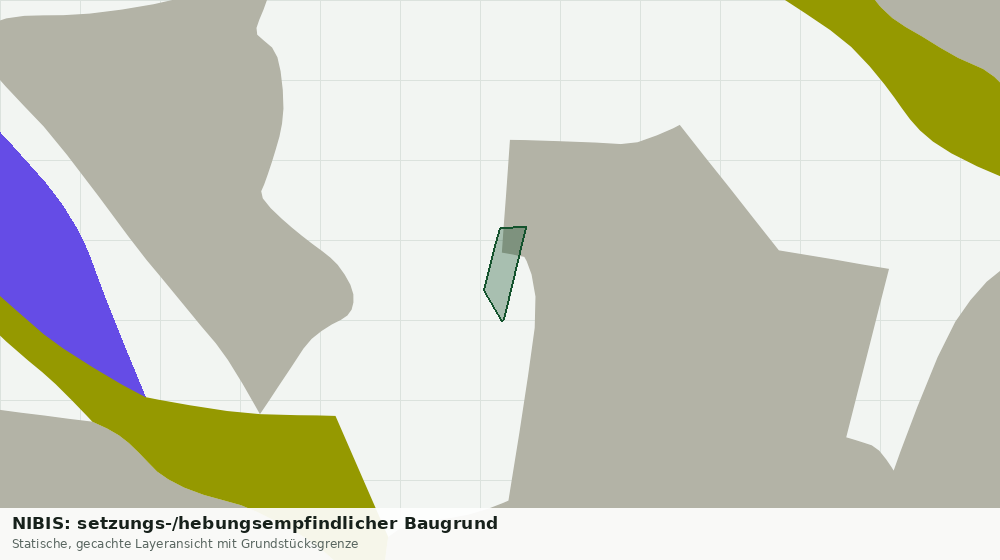 Statische Kartenansicht: NIBIS: setzungs-/hebungsempfindlicher Baugrund