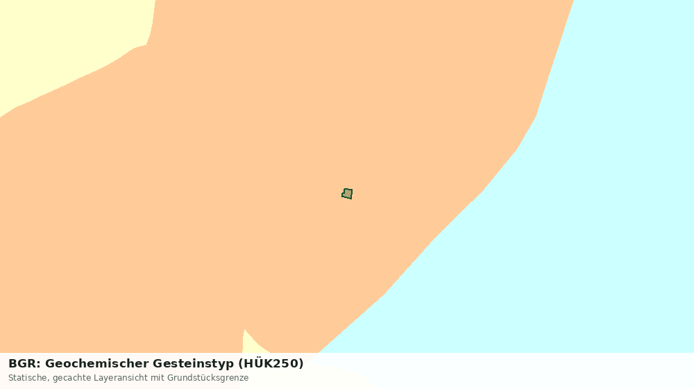Statische Kartenansicht: BGR: Geochemischer Gesteinstyp (HÜK250)