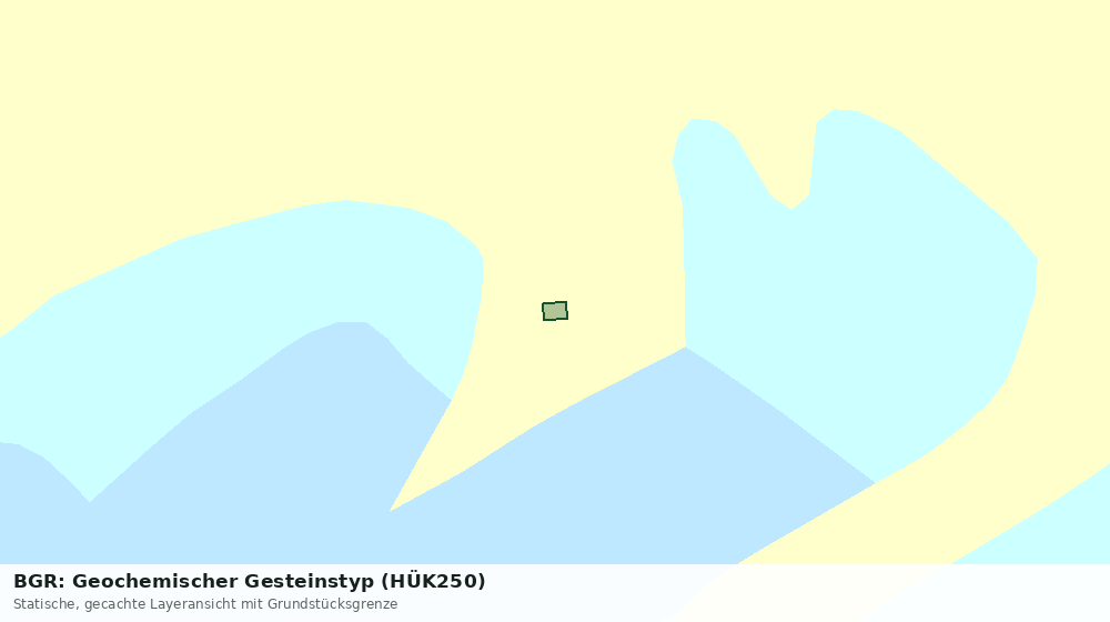 Statische Kartenansicht: BGR: Geochemischer Gesteinstyp (HÜK250)