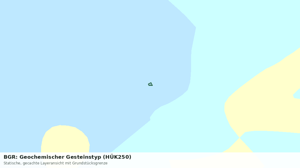 Statische Kartenansicht: BGR: Geochemischer Gesteinstyp (HÜK250)