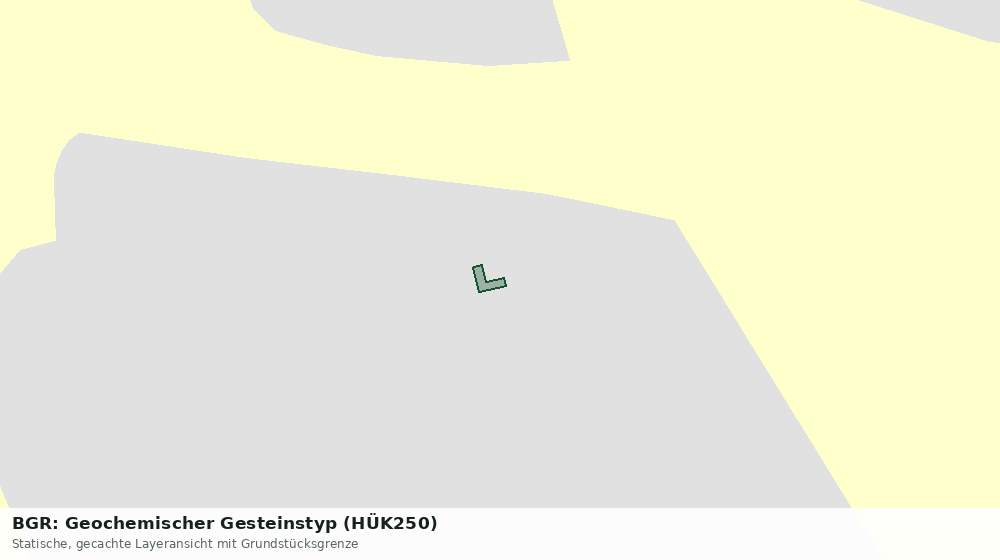 Statische Kartenansicht: BGR: Geochemischer Gesteinstyp (HÜK250)