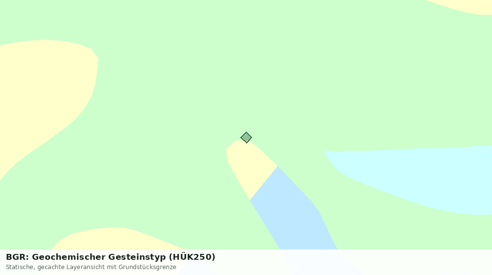 Statische Kartenansicht: BGR: Geochemischer Gesteinstyp (HÜK250)