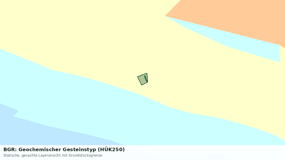 Statische Kartenansicht: BGR: Geochemischer Gesteinstyp (HÜK250)