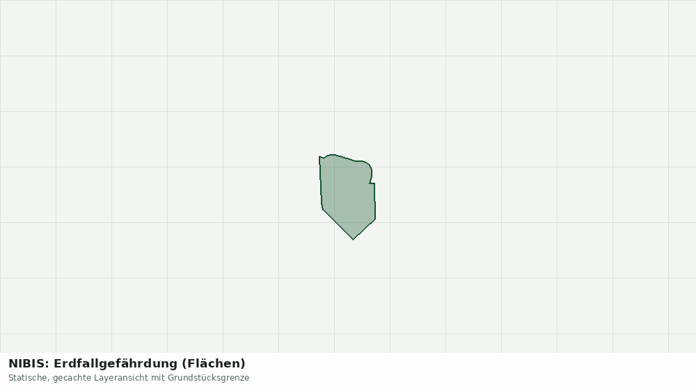Statische Kartenansicht: NIBIS: Erdfallgefährdung (Flächen)