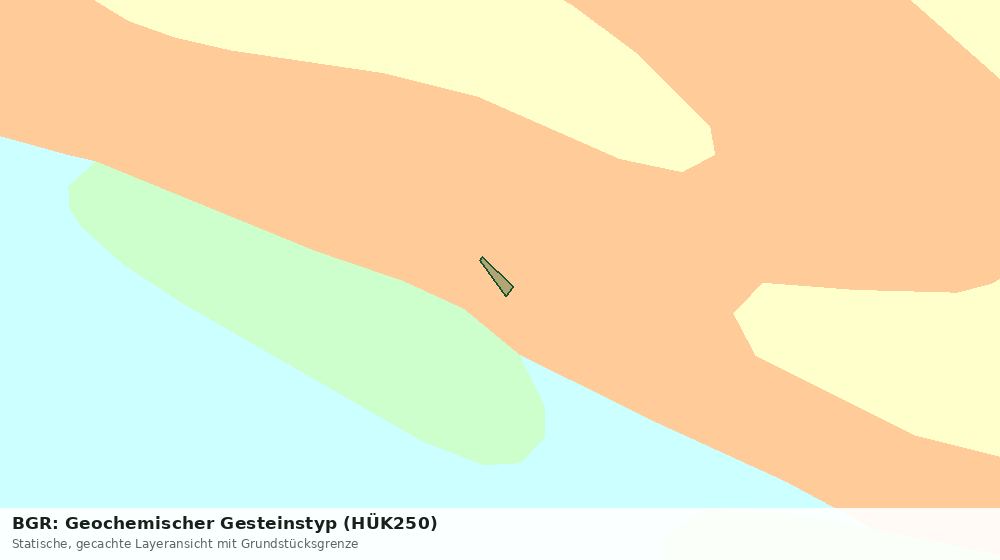 Statische Kartenansicht: BGR: Geochemischer Gesteinstyp (HÜK250)
