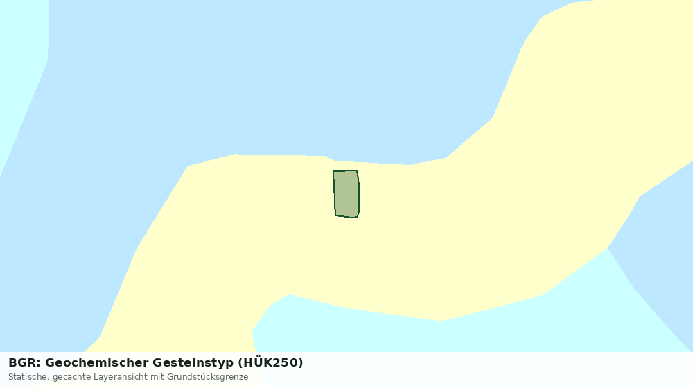 Statische Kartenansicht: BGR: Geochemischer Gesteinstyp (HÜK250)
