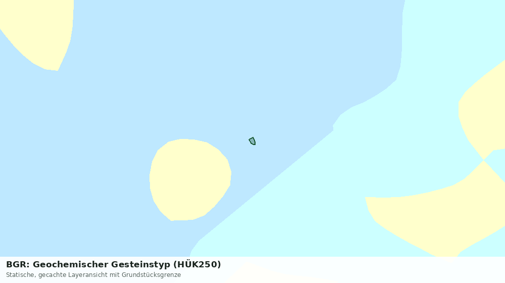 Statische Kartenansicht: BGR: Geochemischer Gesteinstyp (HÜK250)