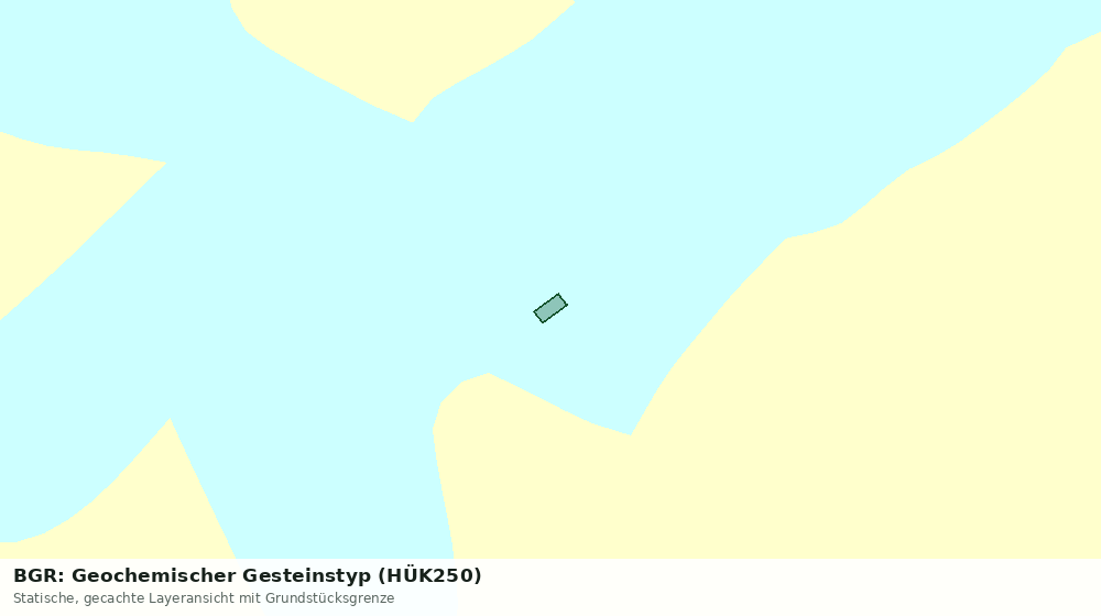 Statische Kartenansicht: BGR: Geochemischer Gesteinstyp (HÜK250)