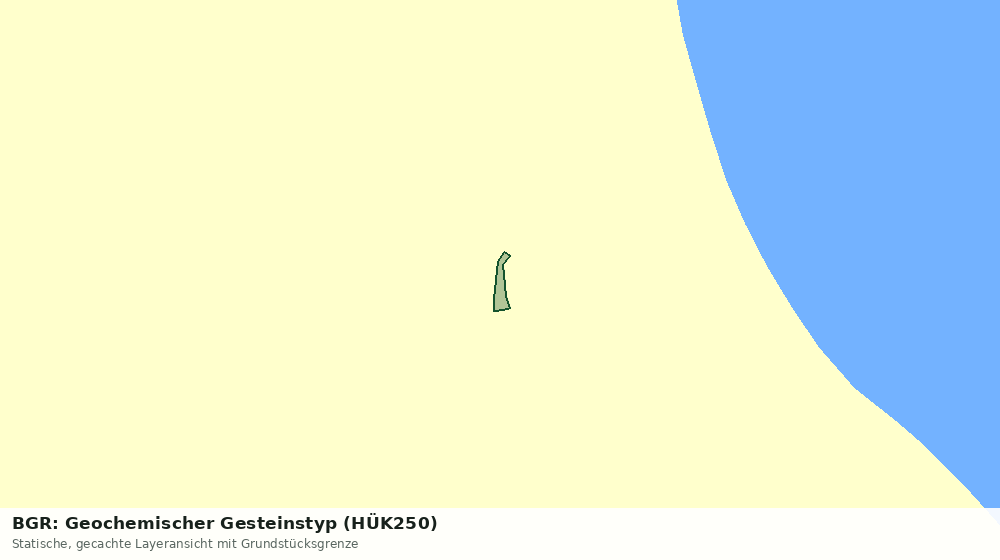 Statische Kartenansicht: BGR: Geochemischer Gesteinstyp (HÜK250)