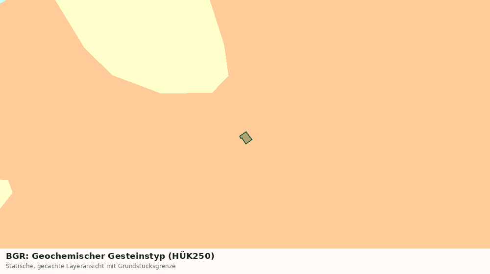 Statische Kartenansicht: BGR: Geochemischer Gesteinstyp (HÜK250)