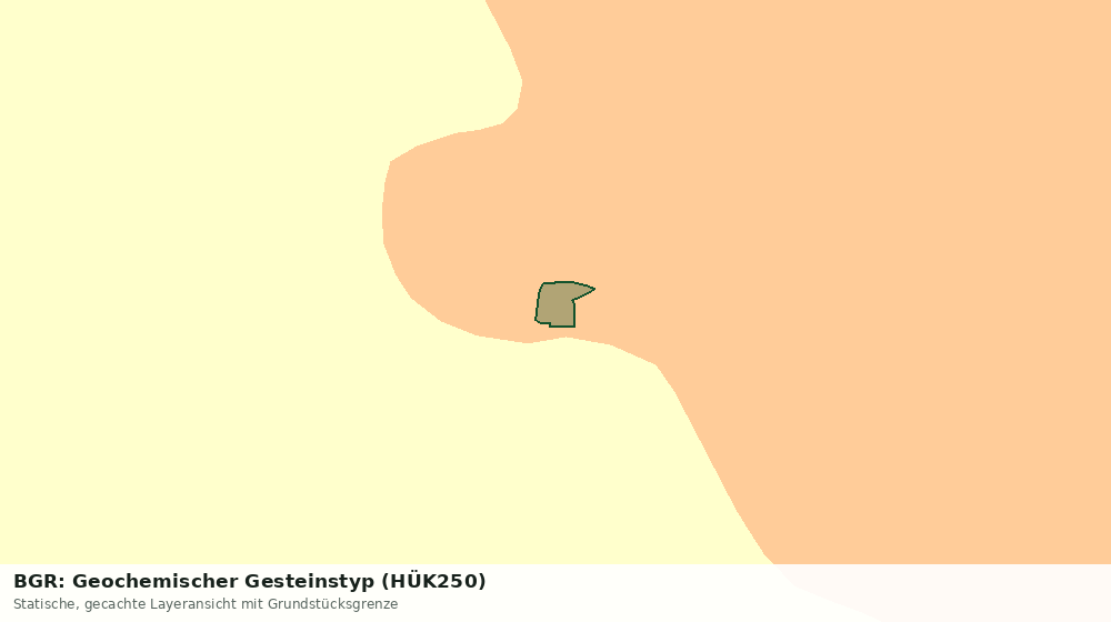 Statische Kartenansicht: BGR: Geochemischer Gesteinstyp (HÜK250)