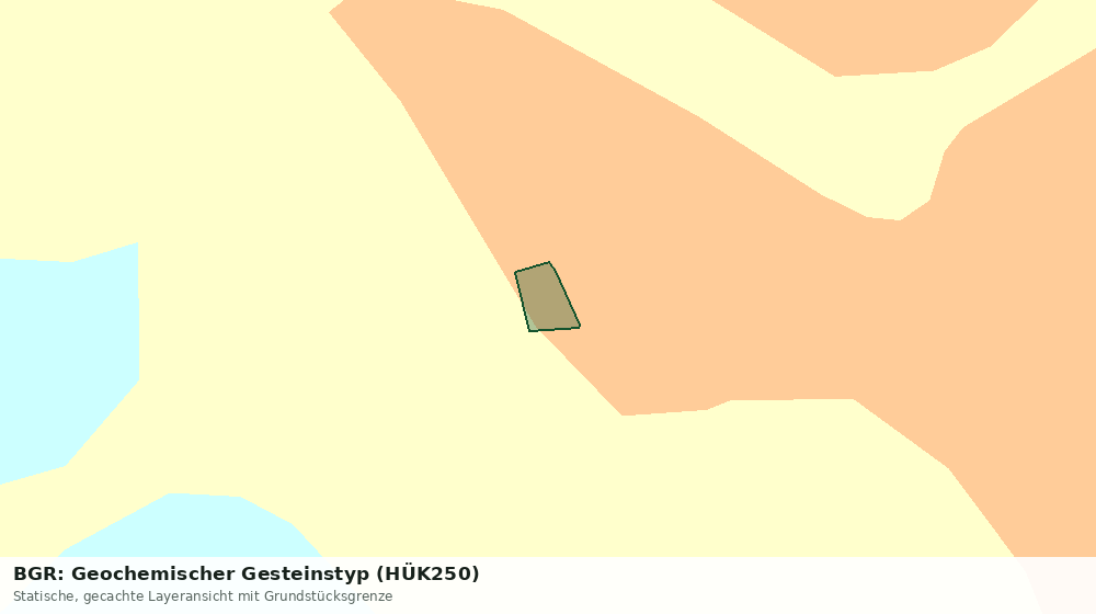 Statische Kartenansicht: BGR: Geochemischer Gesteinstyp (HÜK250)