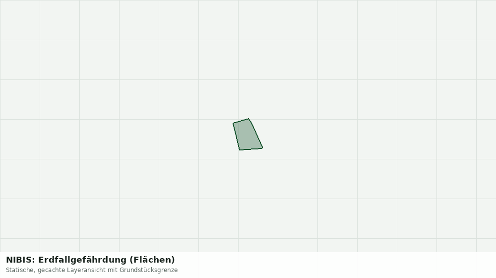 Statische Kartenansicht: NIBIS: Erdfallgefährdung (Flächen)
