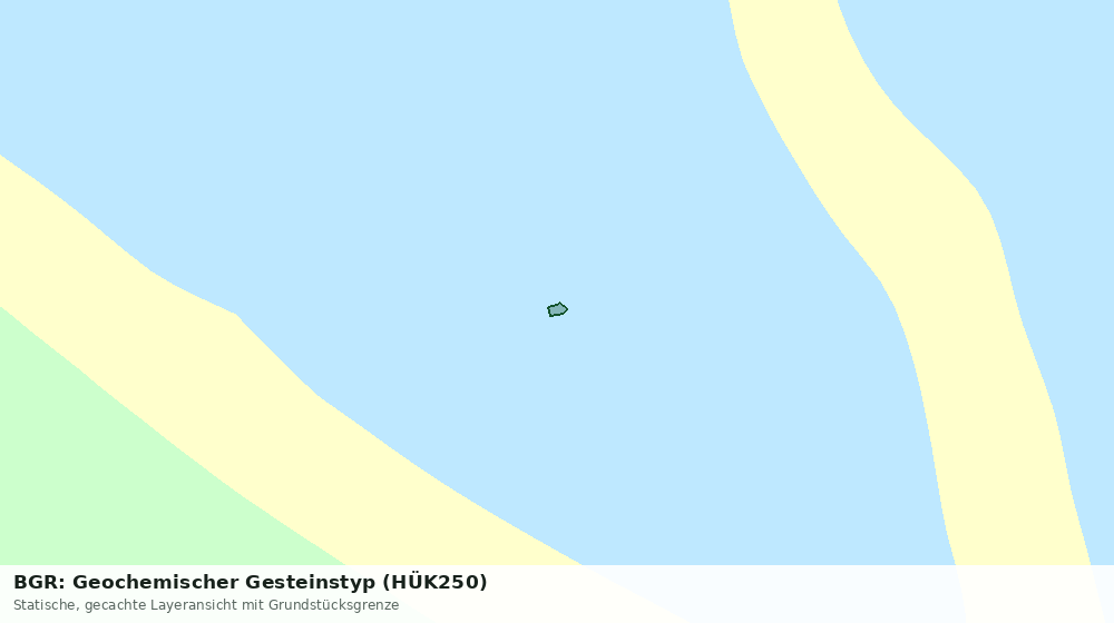 Statische Kartenansicht: BGR: Geochemischer Gesteinstyp (HÜK250)