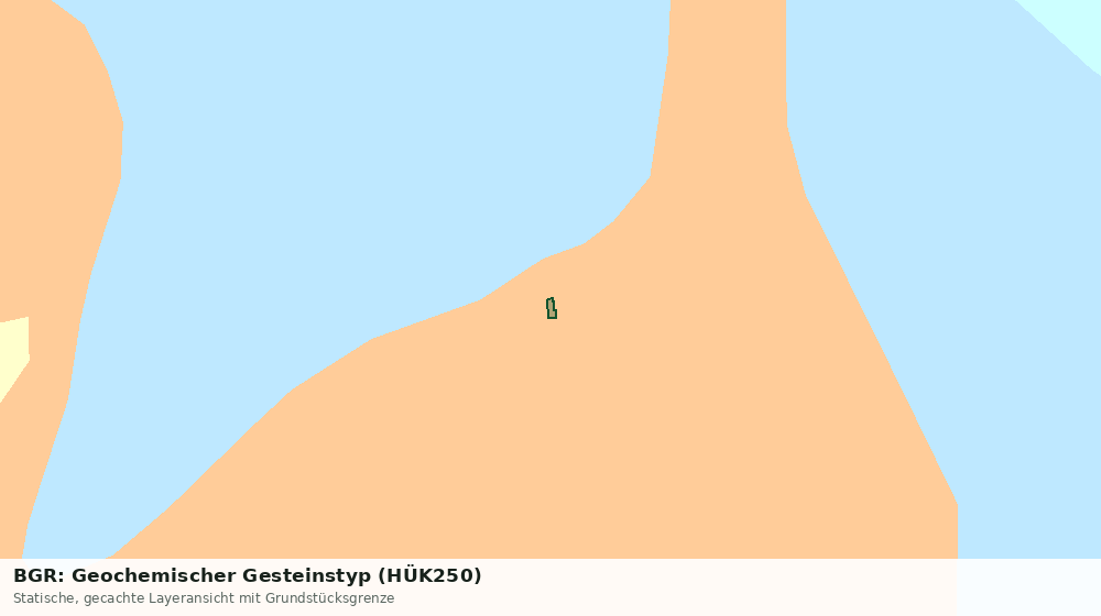 Statische Kartenansicht: BGR: Geochemischer Gesteinstyp (HÜK250)