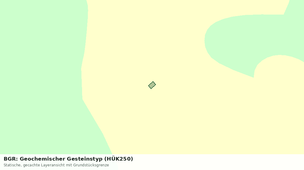 Statische Kartenansicht: BGR: Geochemischer Gesteinstyp (HÜK250)