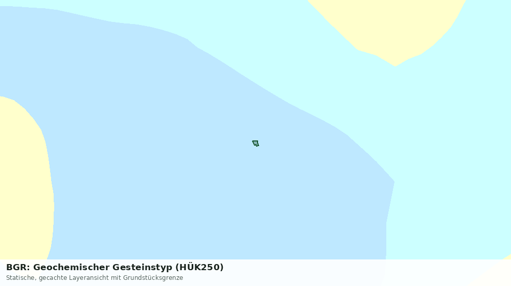 Statische Kartenansicht: BGR: Geochemischer Gesteinstyp (HÜK250)