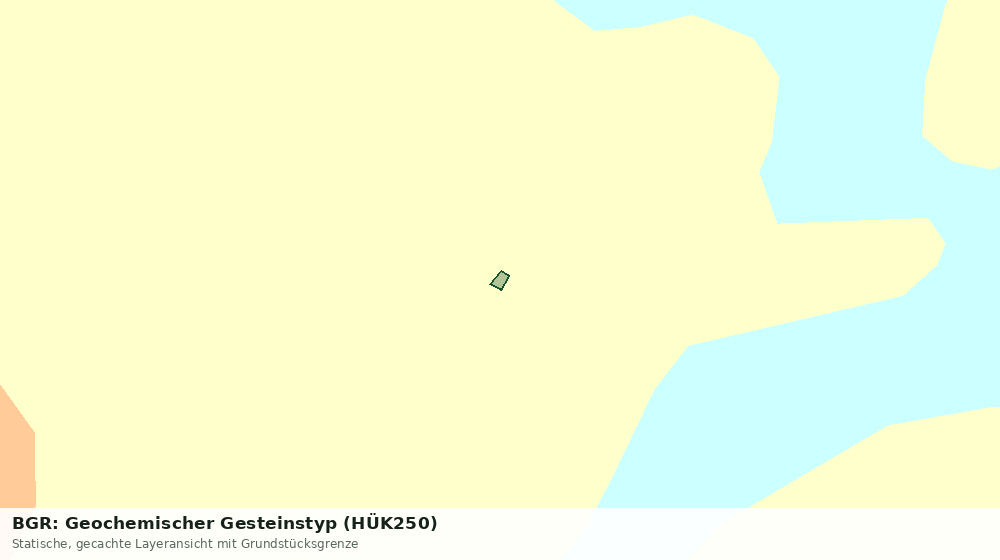 Statische Kartenansicht: BGR: Geochemischer Gesteinstyp (HÜK250)