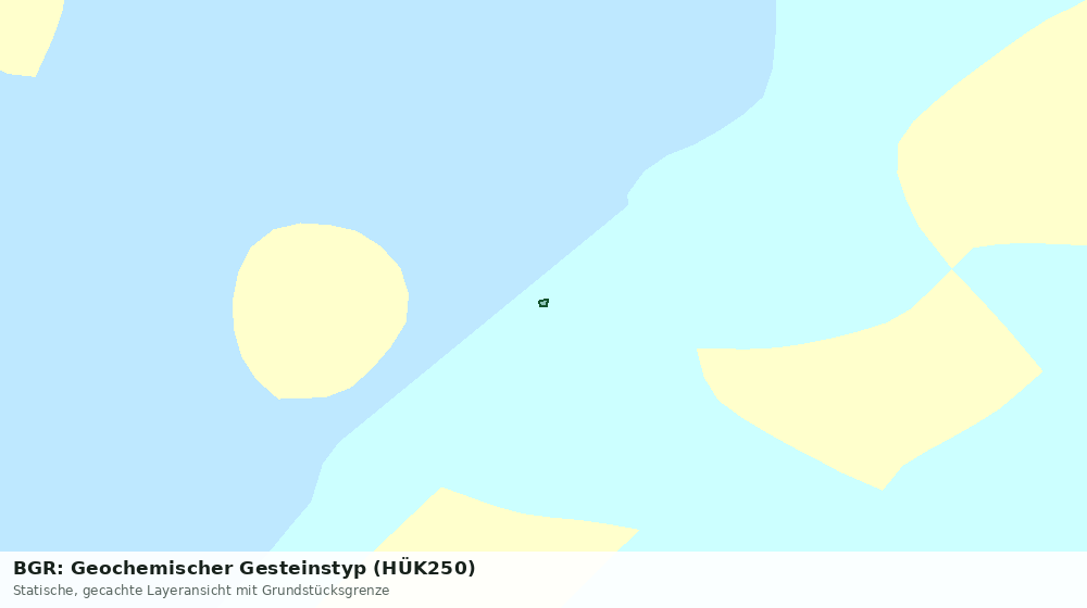 Statische Kartenansicht: BGR: Geochemischer Gesteinstyp (HÜK250)
