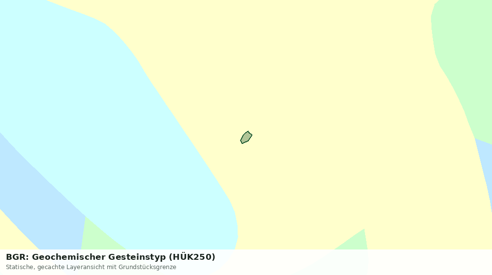 Statische Kartenansicht: BGR: Geochemischer Gesteinstyp (HÜK250)