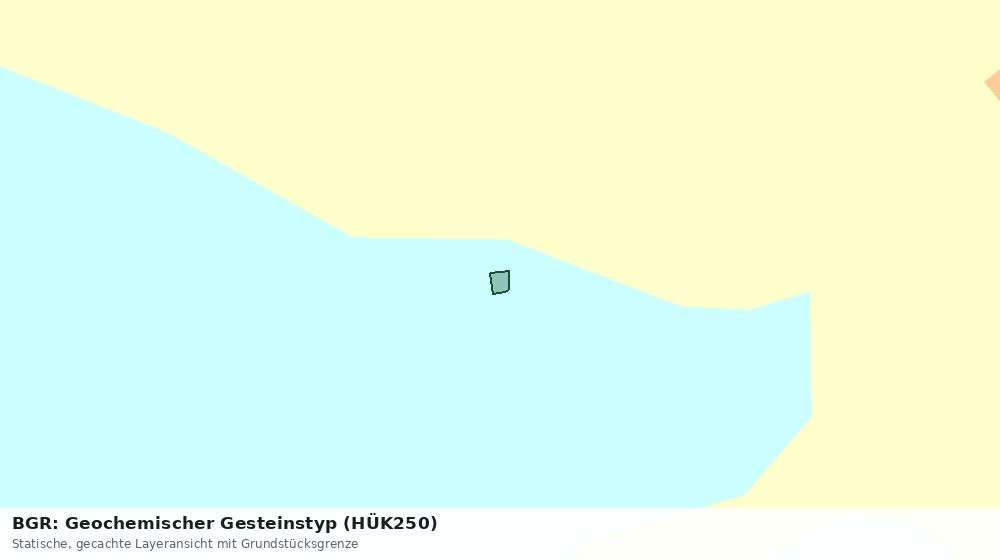 Statische Kartenansicht: BGR: Geochemischer Gesteinstyp (HÜK250)