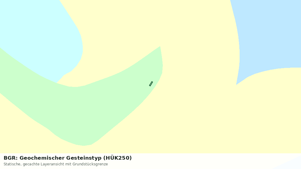 Statische Kartenansicht: BGR: Geochemischer Gesteinstyp (HÜK250)
