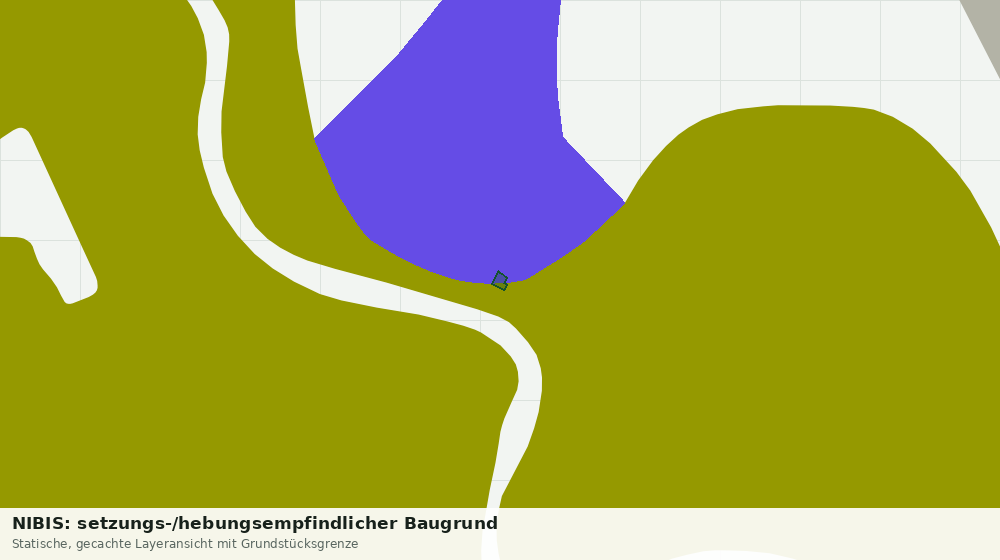 Statische Kartenansicht: NIBIS: setzungs-/hebungsempfindlicher Baugrund