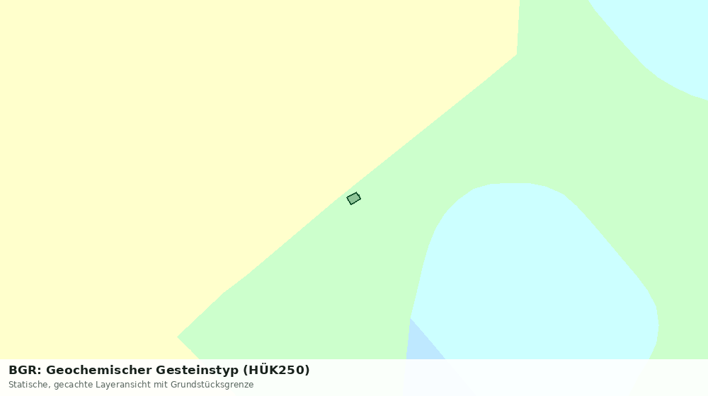 Statische Kartenansicht: BGR: Geochemischer Gesteinstyp (HÜK250)