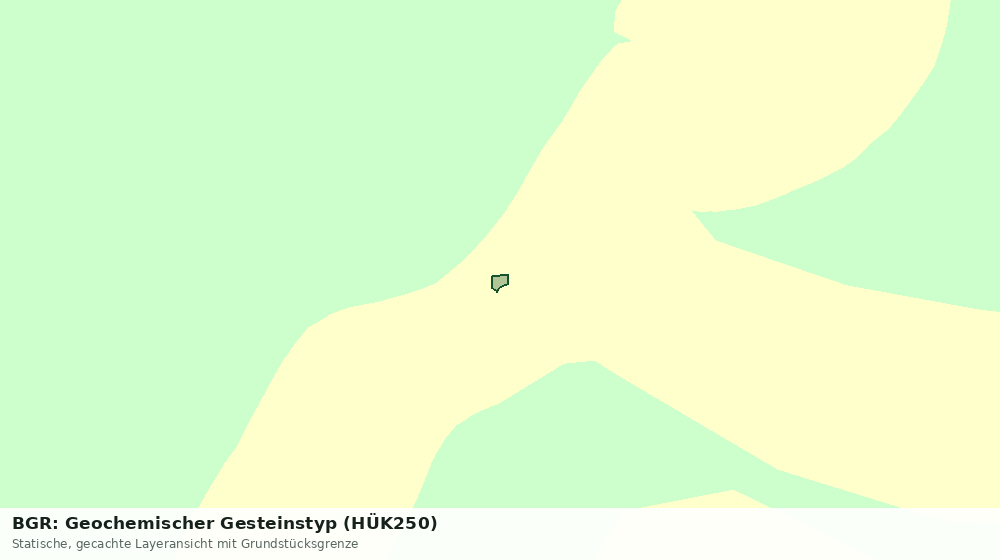 Statische Kartenansicht: BGR: Geochemischer Gesteinstyp (HÜK250)