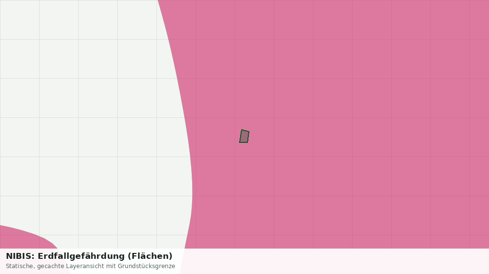Statische Kartenansicht: NIBIS: Erdfallgefährdung (Flächen)