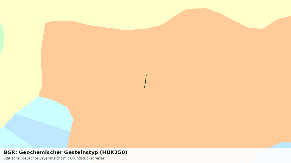 Statische Kartenansicht: BGR: Geochemischer Gesteinstyp (HÜK250)