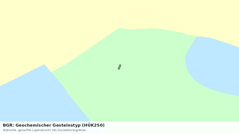 Statische Kartenansicht: BGR: Geochemischer Gesteinstyp (HÜK250)