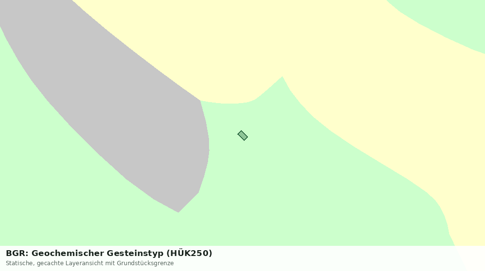 Statische Kartenansicht: BGR: Geochemischer Gesteinstyp (HÜK250)