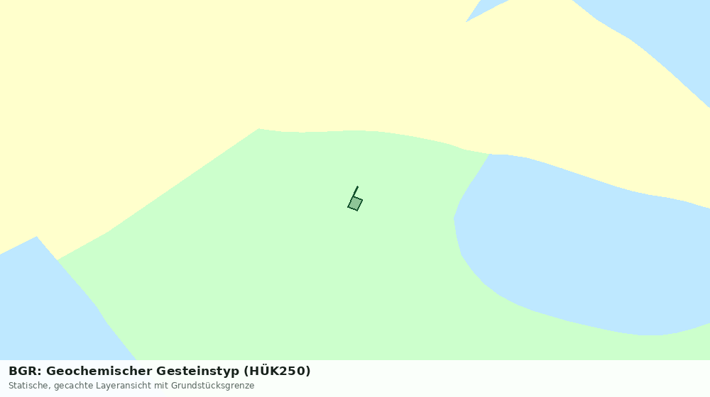 Statische Kartenansicht: BGR: Geochemischer Gesteinstyp (HÜK250)