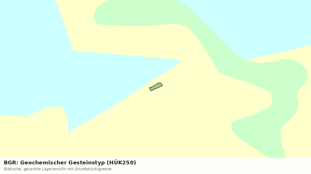 Statische Kartenansicht: BGR: Geochemischer Gesteinstyp (HÜK250)