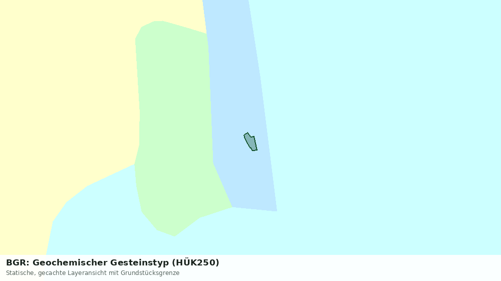 Statische Kartenansicht: BGR: Geochemischer Gesteinstyp (HÜK250)