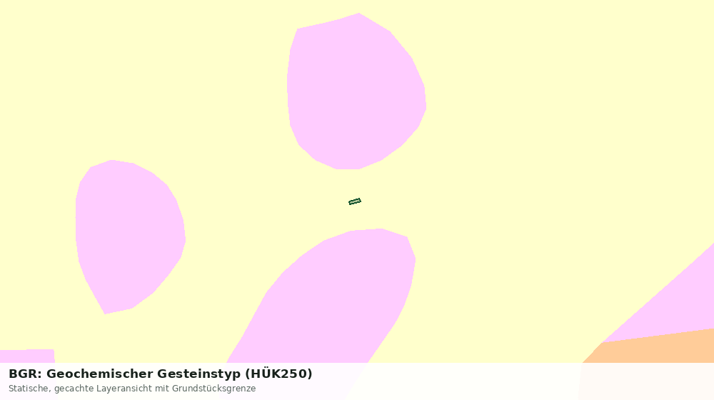 Statische Kartenansicht: BGR: Geochemischer Gesteinstyp (HÜK250)