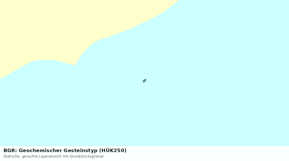 Statische Kartenansicht: BGR: Geochemischer Gesteinstyp (HÜK250)