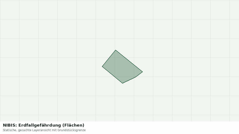 Statische Kartenansicht: NIBIS: Erdfallgefährdung (Flächen)