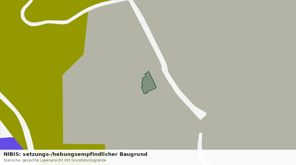 Statische Kartenansicht: NIBIS: setzungs-/hebungsempfindlicher Baugrund